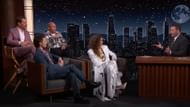 The cast of the movie (Image via YouTube/Jimmy Kimmel Live)
